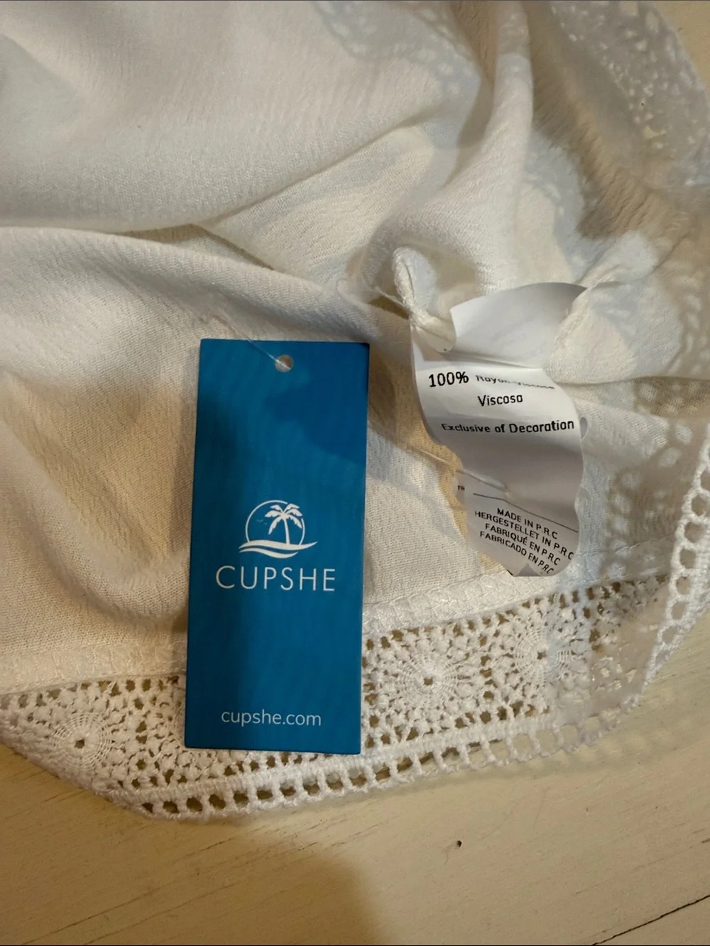 Cupshe nwt white